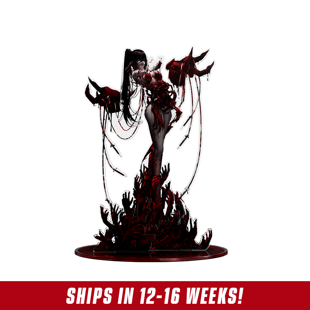 Layna Lazar: Crimson Bloom Acrylic Standee